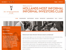 Tablet Screenshot of deinvesteerdersclub.nl